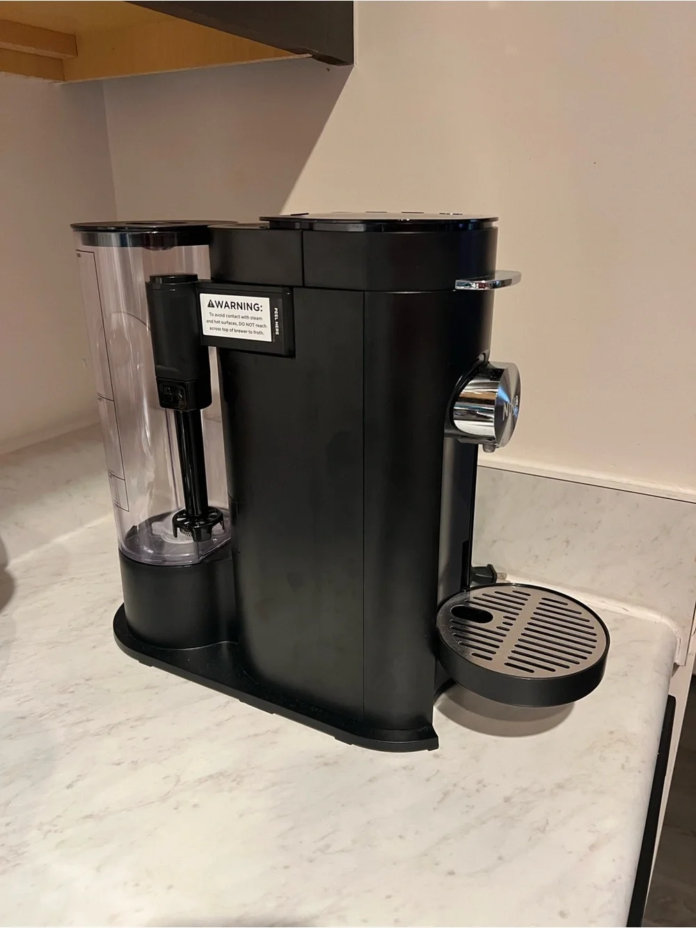 Ninja Black Single-Serve Espresso Maker with Built-In Frother